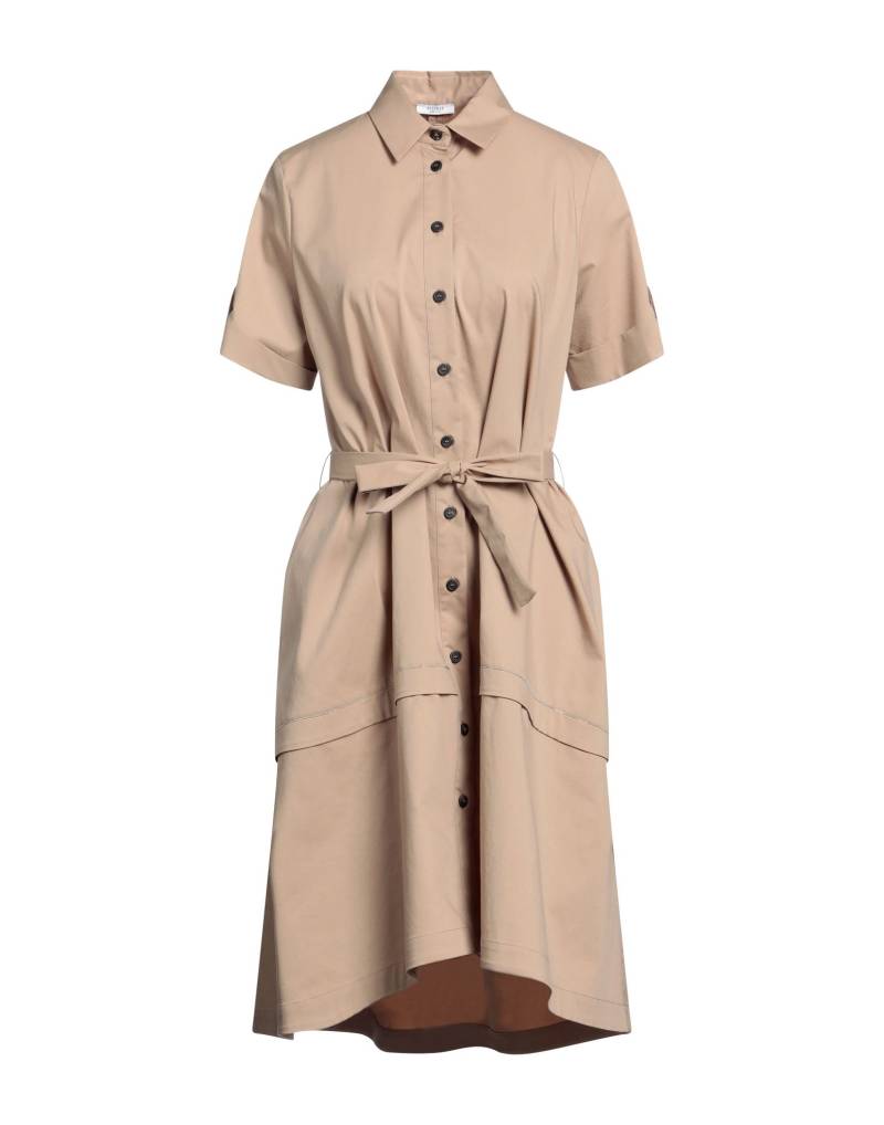 PESERICO Midi-kleid Damen Hellbraun von PESERICO
