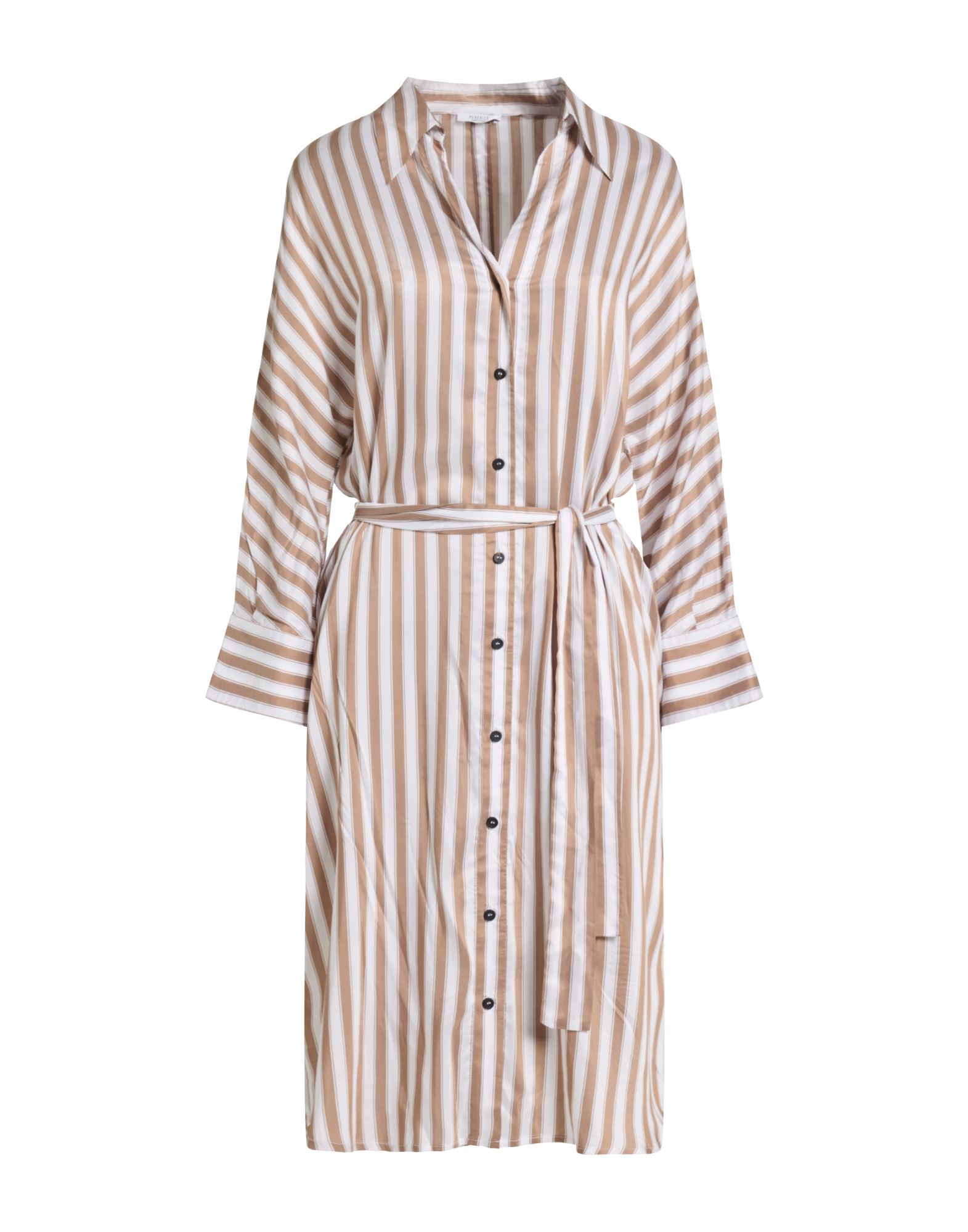 PESERICO Midi-kleid Damen Maulwurfsgrau von PESERICO