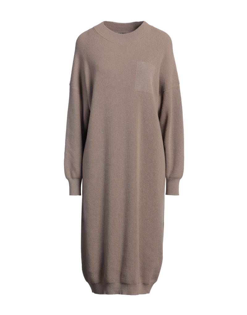 PESERICO Midi-kleid Damen Maulwurfsgrau von PESERICO