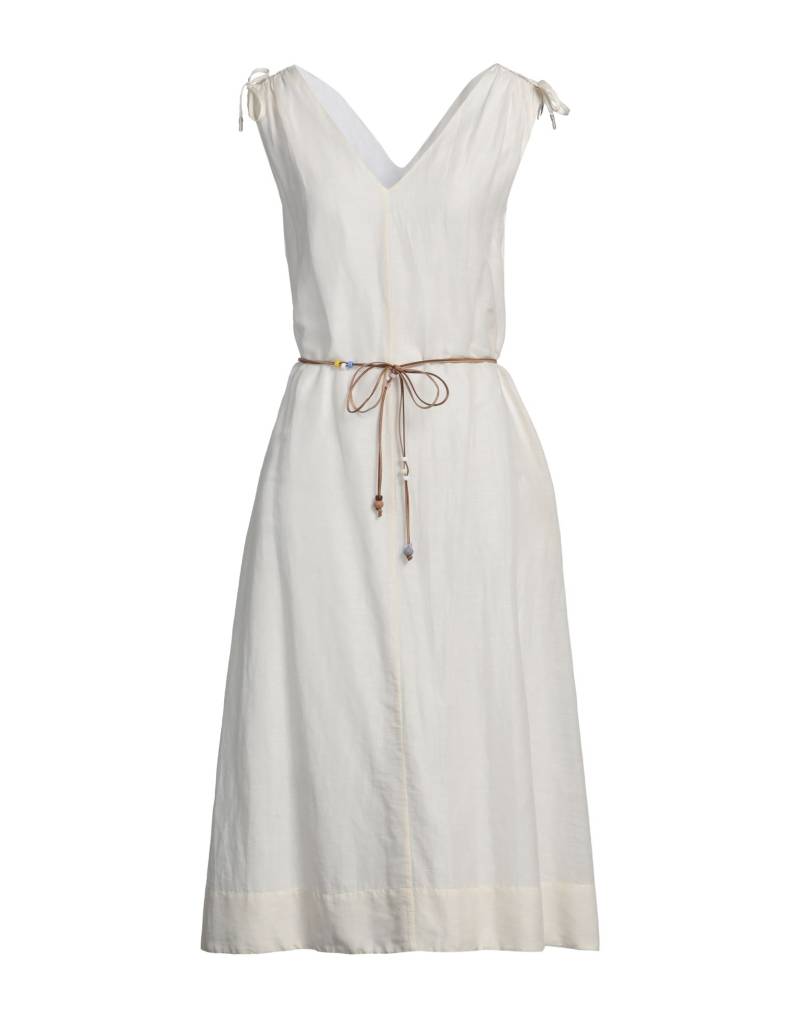 PESERICO Midi-kleid Damen Off white von PESERICO