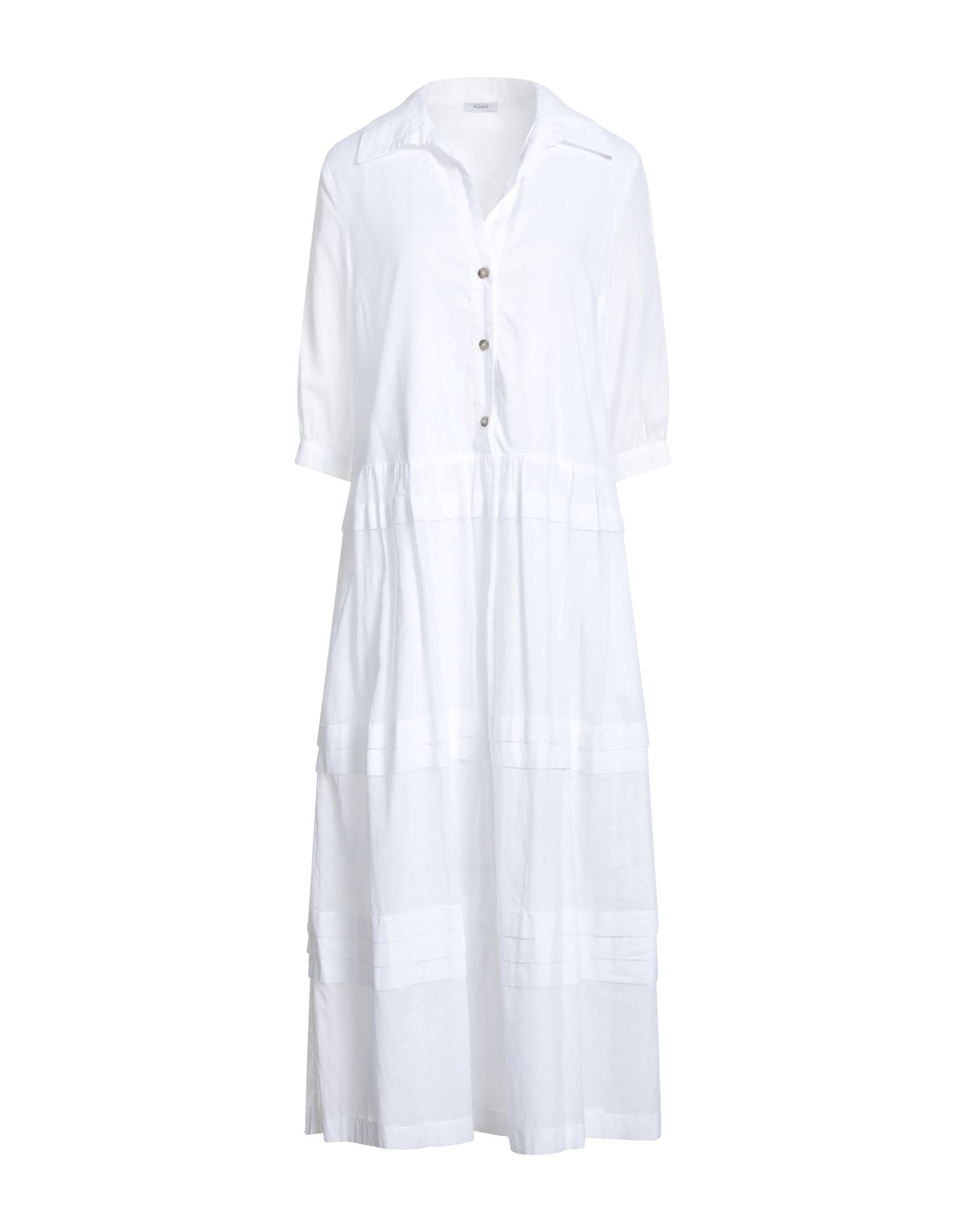 PESERICO Midi-kleid Damen Weiß PESERICO Midi-kleid Damen Weiß von PESERICO