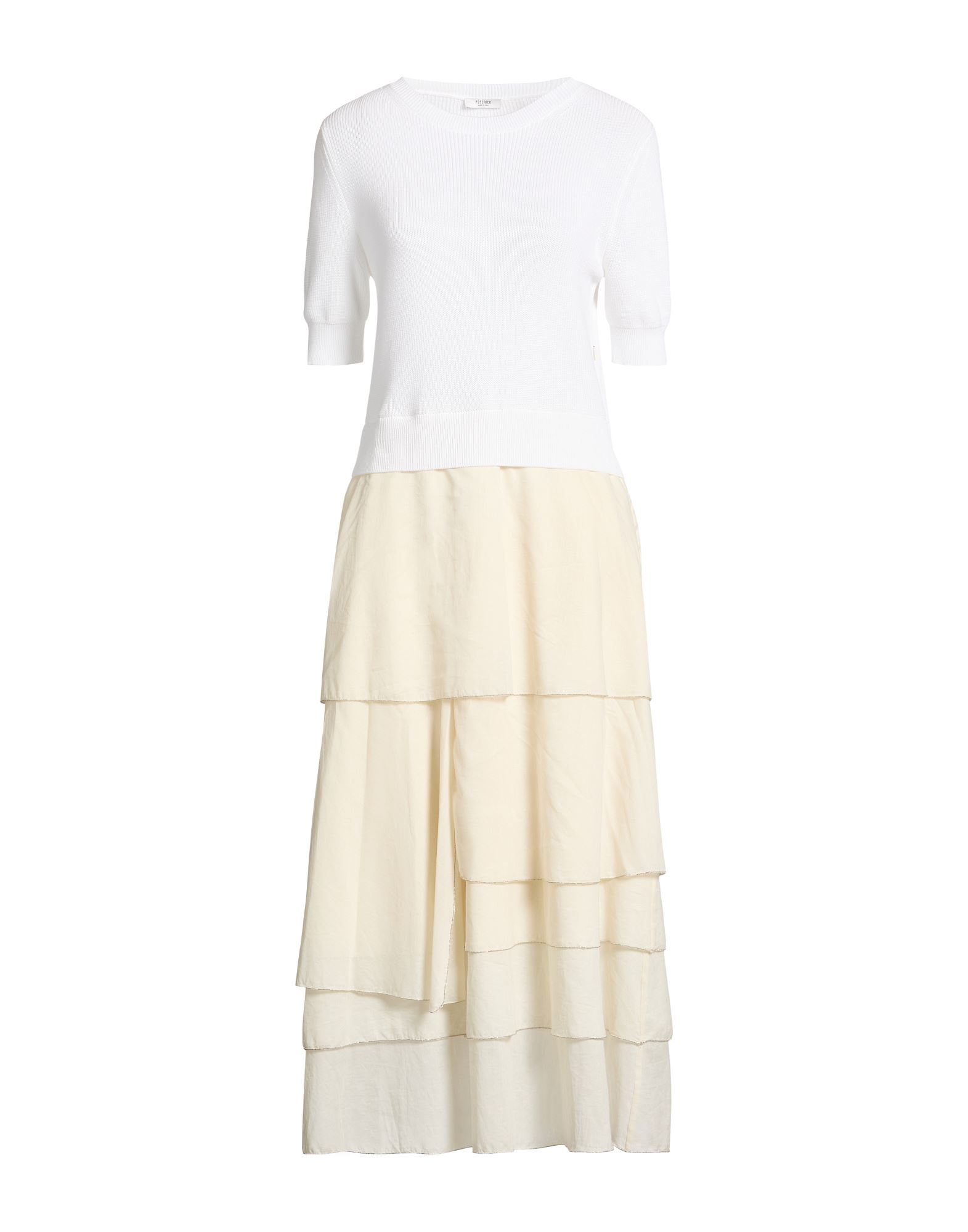 PESERICO Midi-kleid Damen Weiß von PESERICO