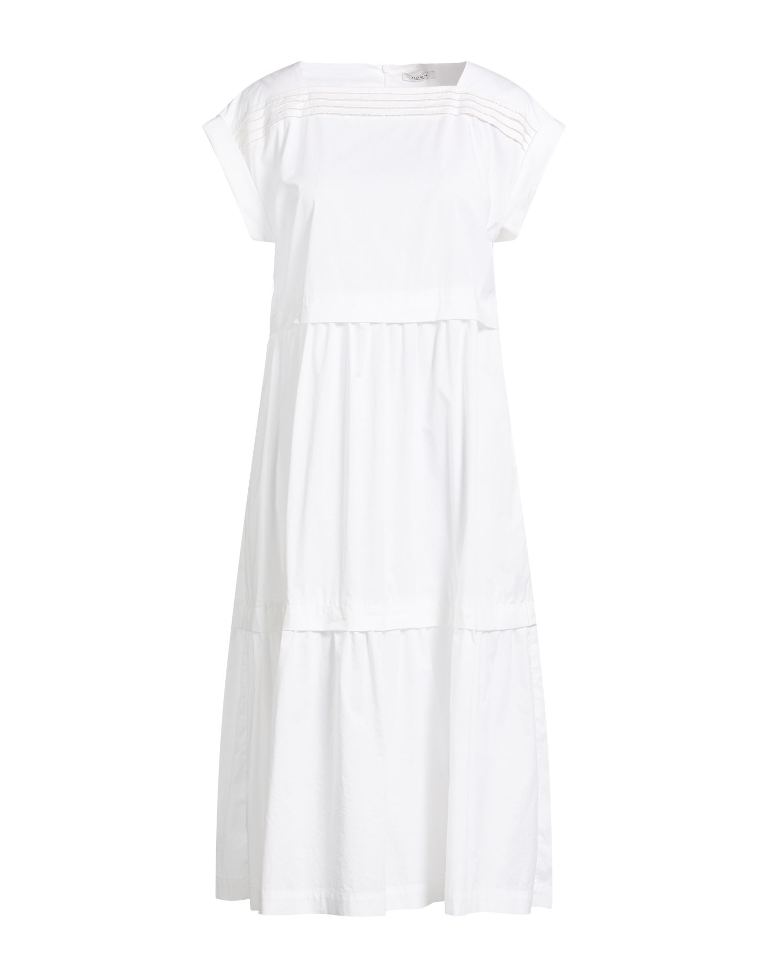 PESERICO Midi-kleid Damen Weiß von PESERICO