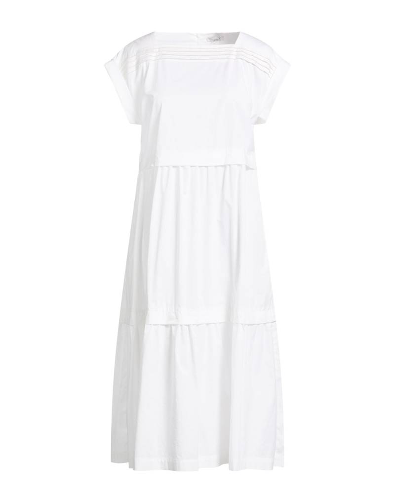 PESERICO Midi-kleid Damen Weiß von PESERICO