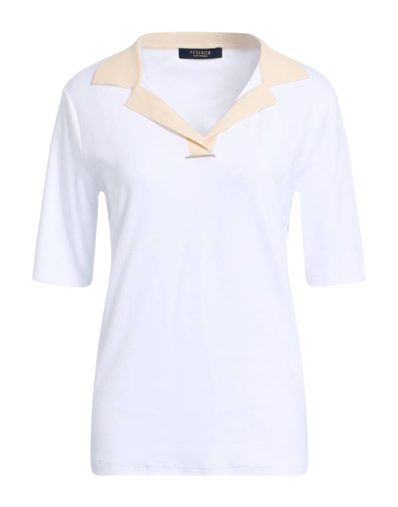 PESERICO Poloshirt Damen Weiß von PESERICO