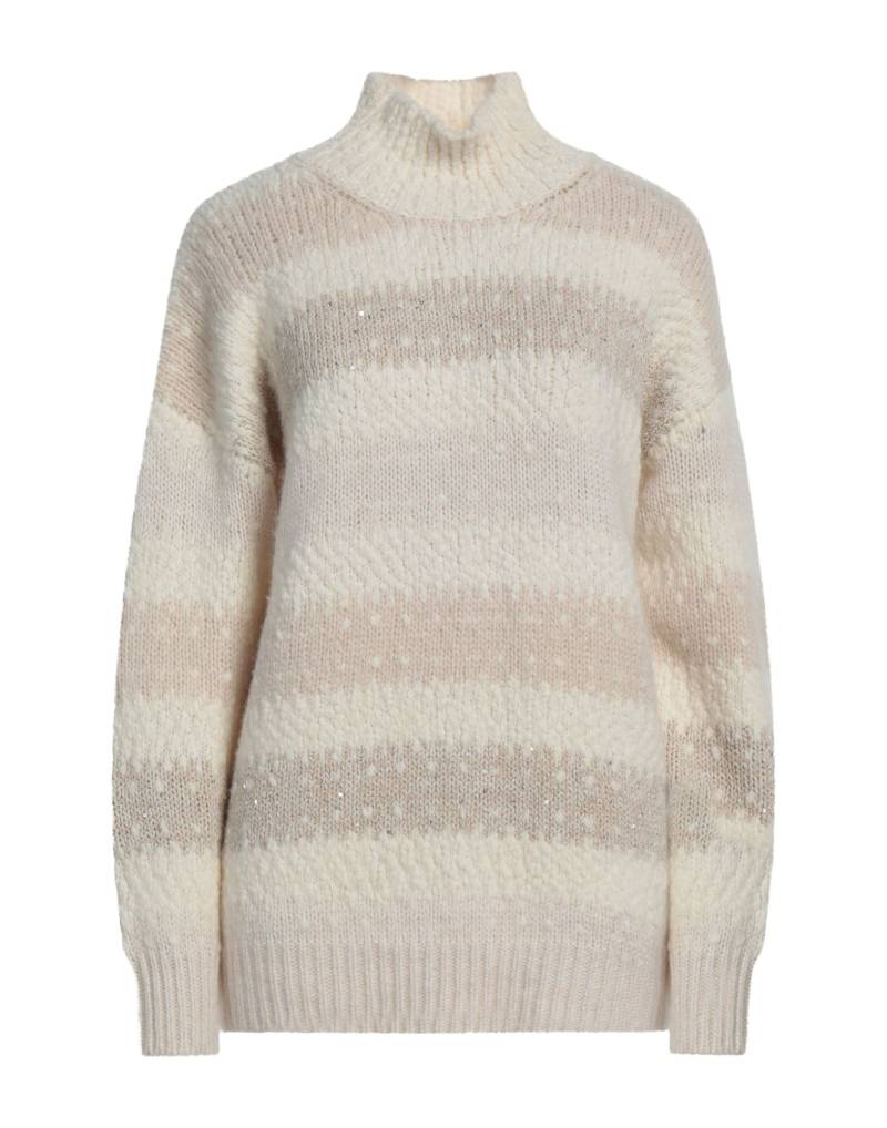 PESERICO Rollkragenpullover Damen Cremeweiß von PESERICO