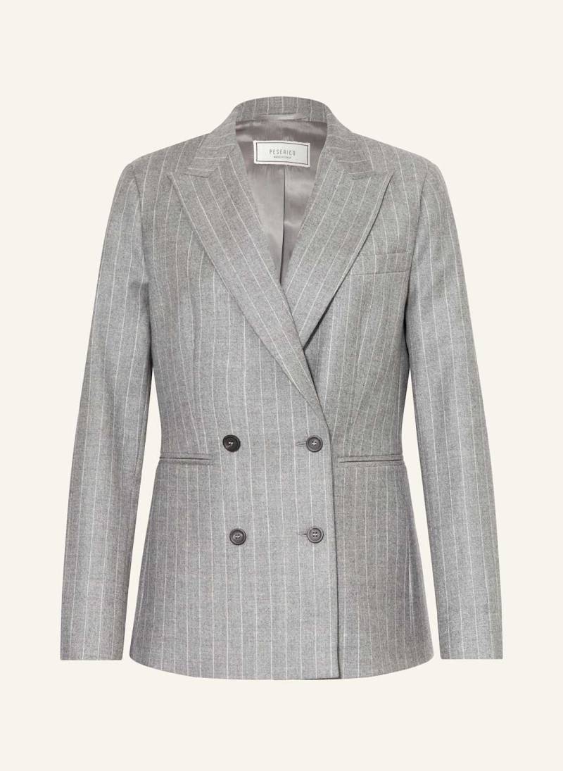Peserico Blazer Mit Glitzergarn grau von PESERICO