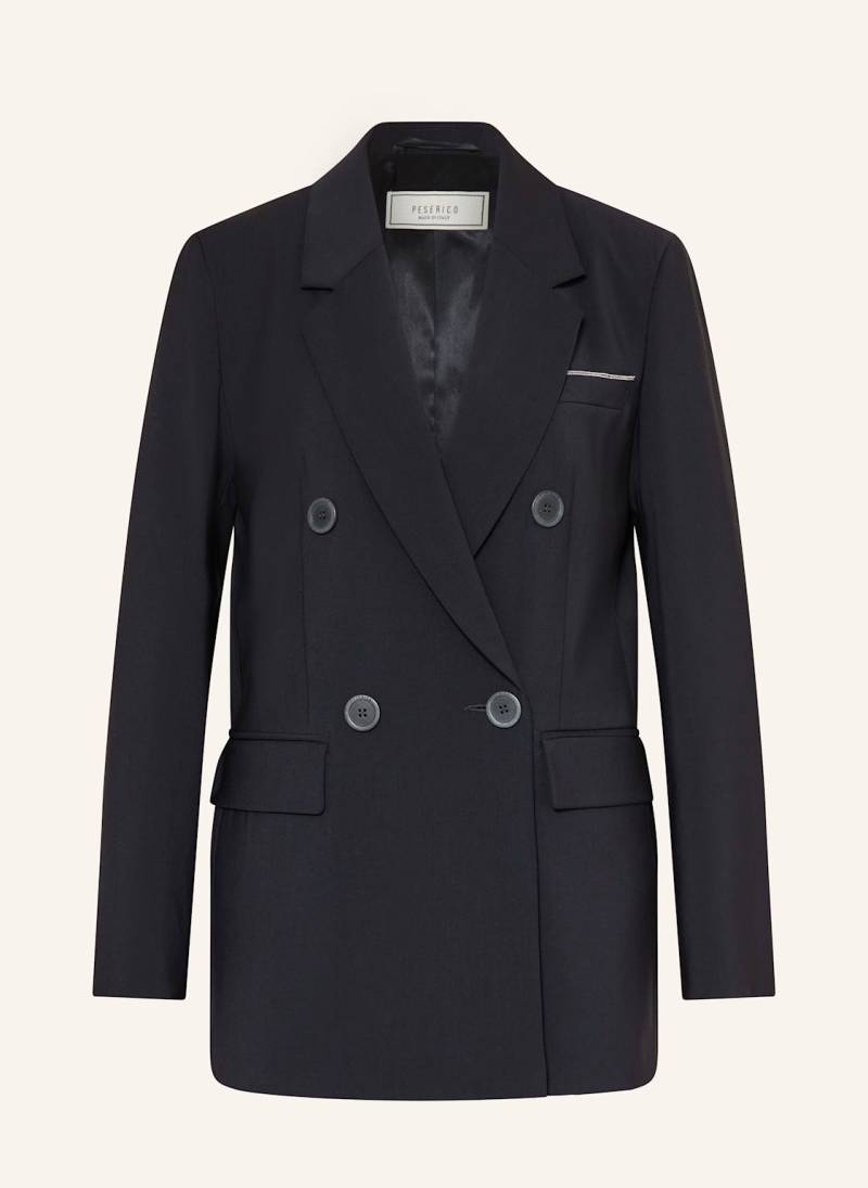 Peserico Blazer Mit Schmucksteinen blau von PESERICO