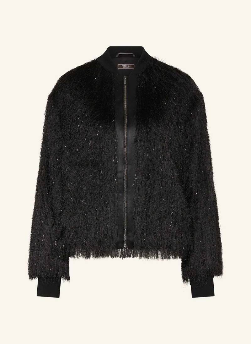 Peserico Blouson Mit Glitzergarn schwarz von PESERICO