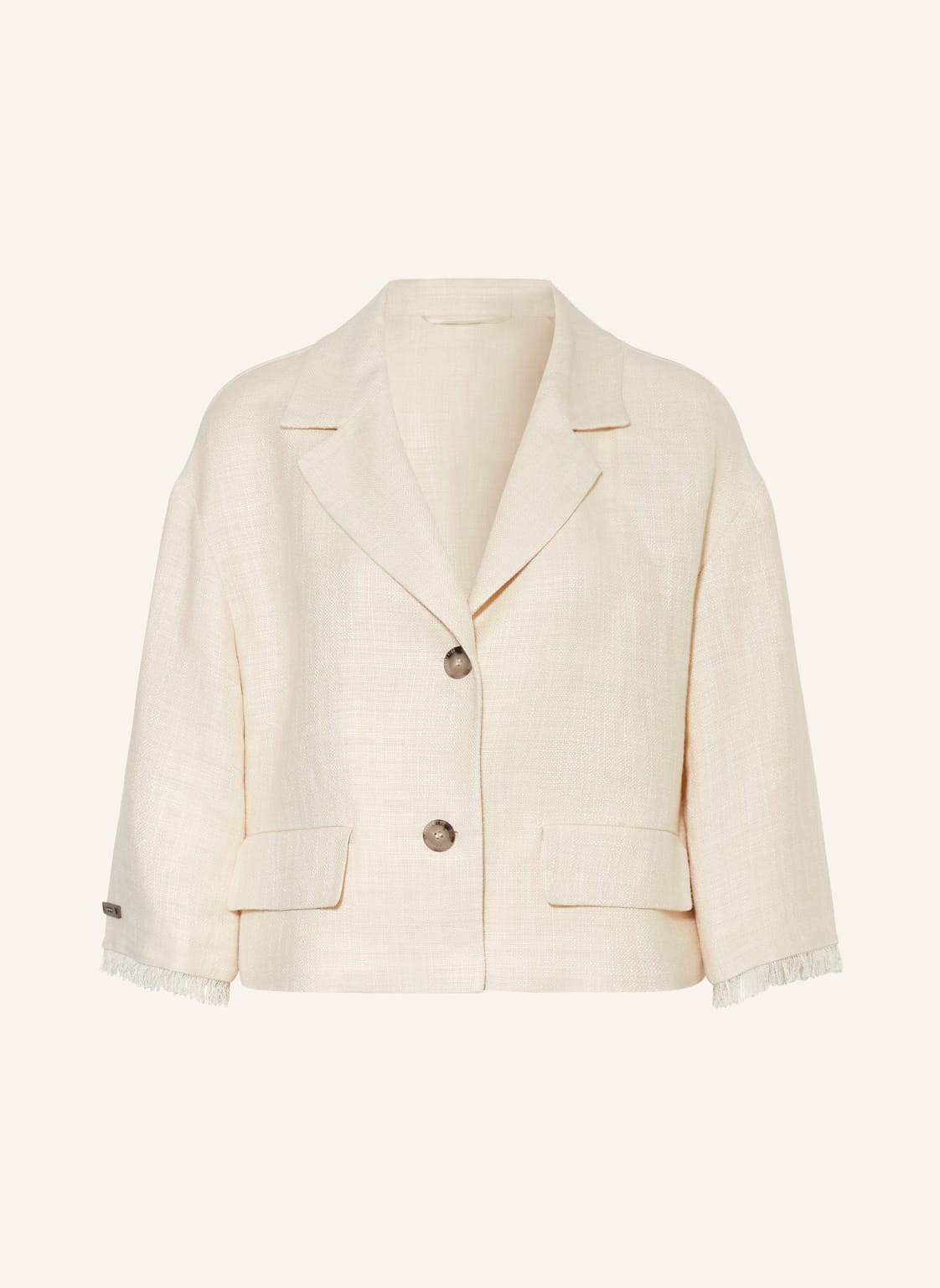 Peserico Leinenblazer beige von PESERICO