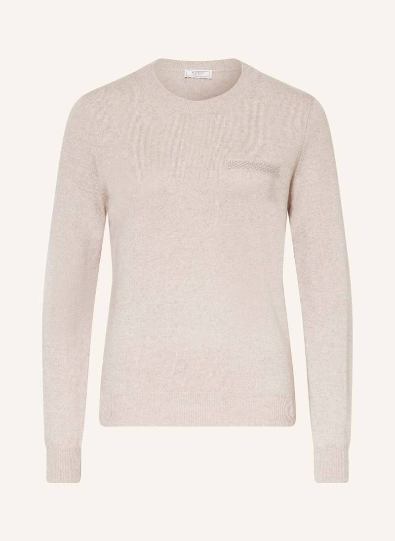 Peserico Pullover Mit Seide Und Schmucksteinen braun von PESERICO