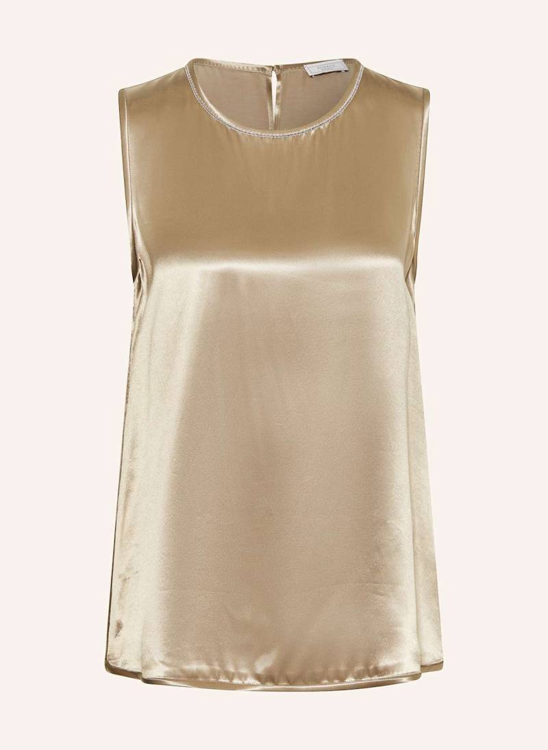Peserico Satintop Mit Schmucksteinen beige von PESERICO