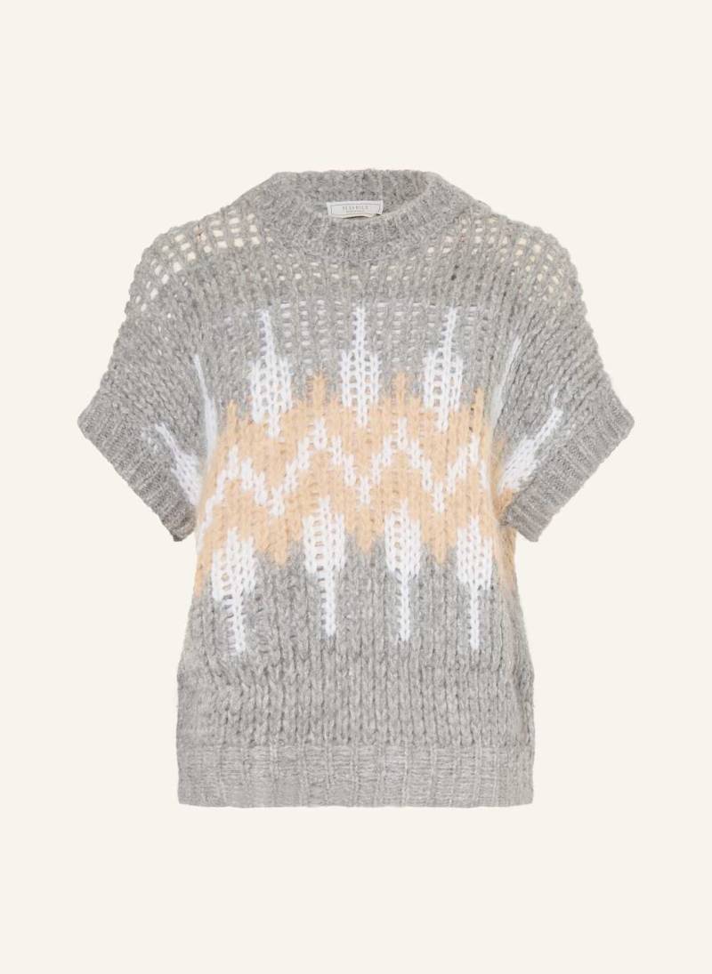 Peserico Strickshirt Mit Alpaka grau von PESERICO