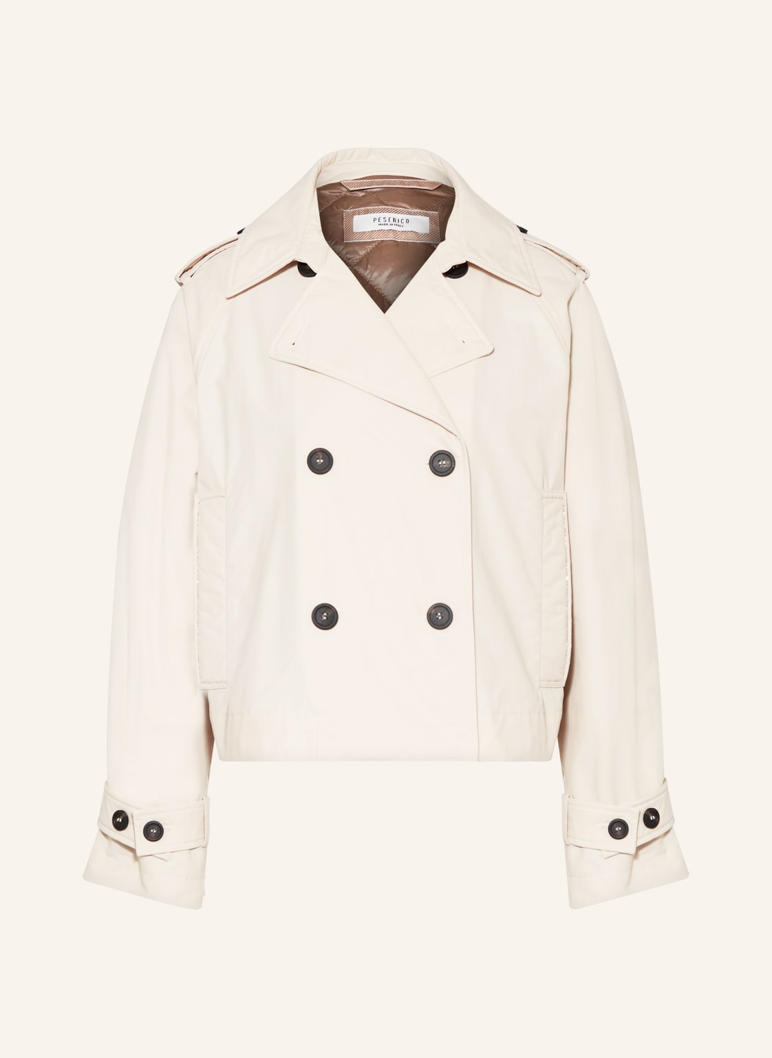 Peserico Trenchcoat beige von PESERICO