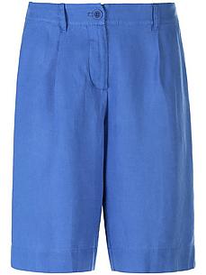 Bermudas aus 100% Leinen PETER HAHN PURE EDITION blau von PETER HAHN PURE EDITION