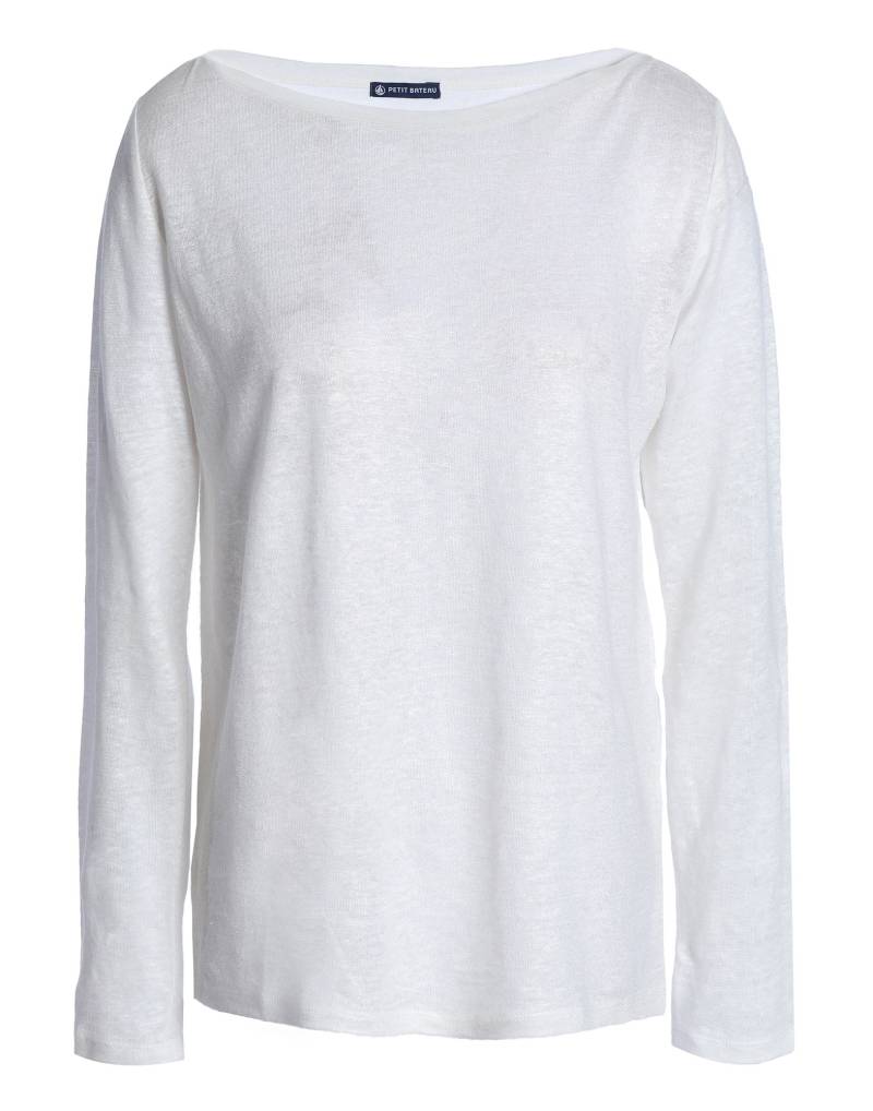 PETIT BATEAU Pullover Damen Elfenbein von PETIT BATEAU