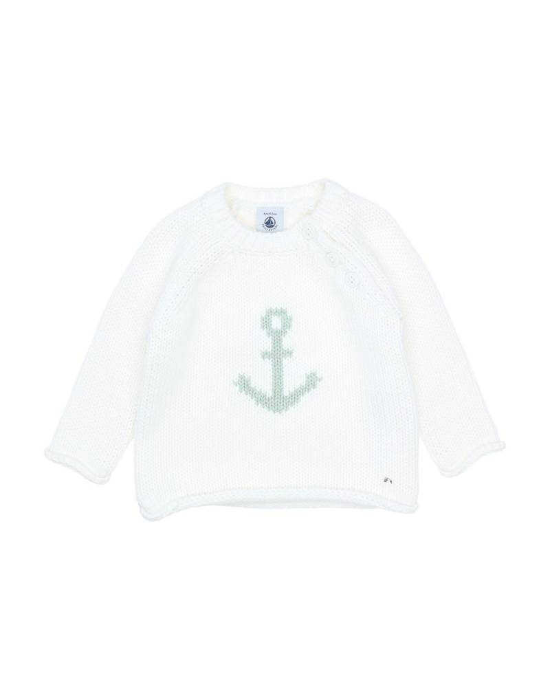 PETIT BATEAU Pullover Kinder Weiß von PETIT BATEAU