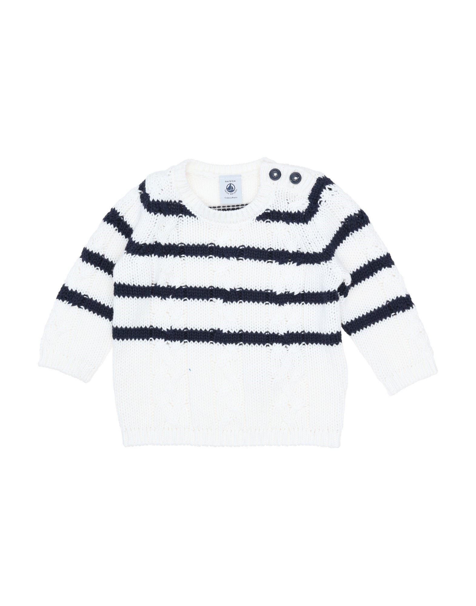 PETIT BATEAU Pullover Kinder Weiß von PETIT BATEAU