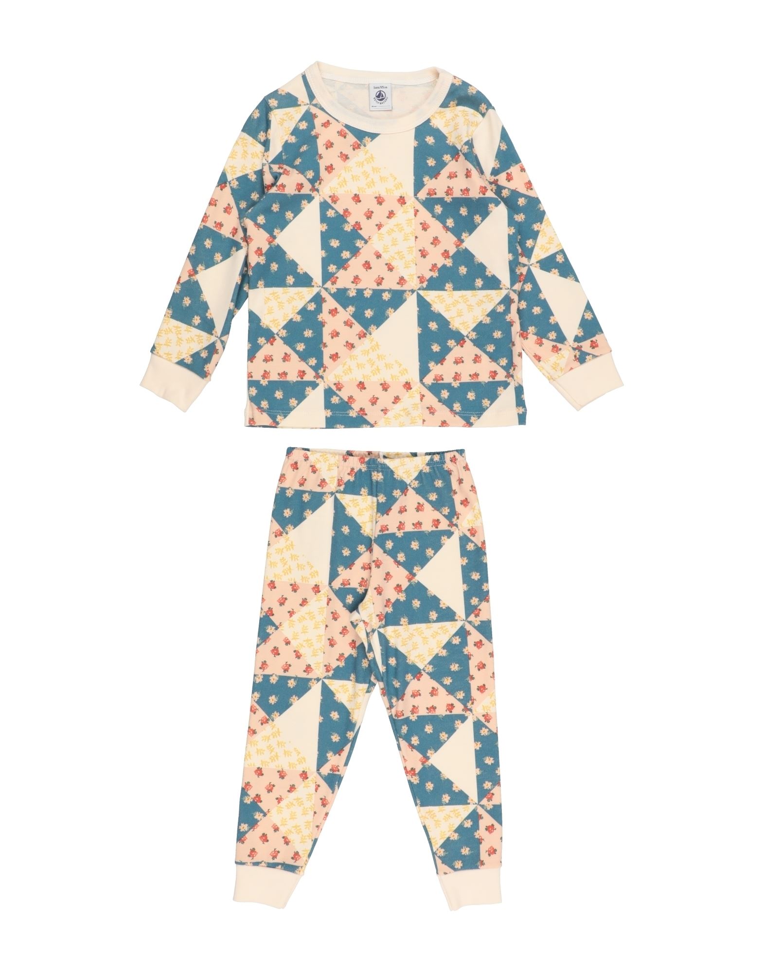 PETIT BATEAU Pyjama Kinder Cremeweiß von PETIT BATEAU