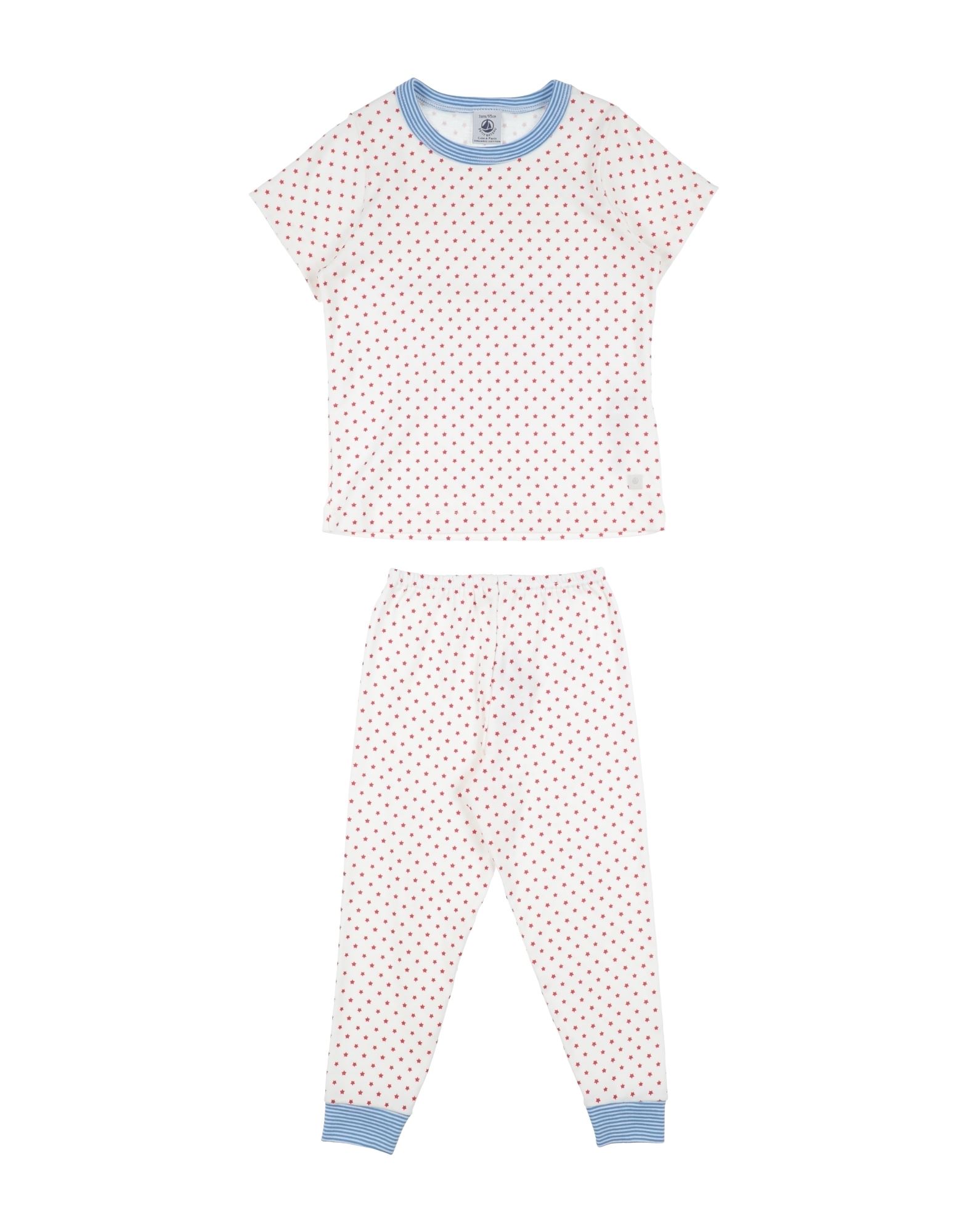 PETIT BATEAU Pyjama Kinder Elfenbein von PETIT BATEAU