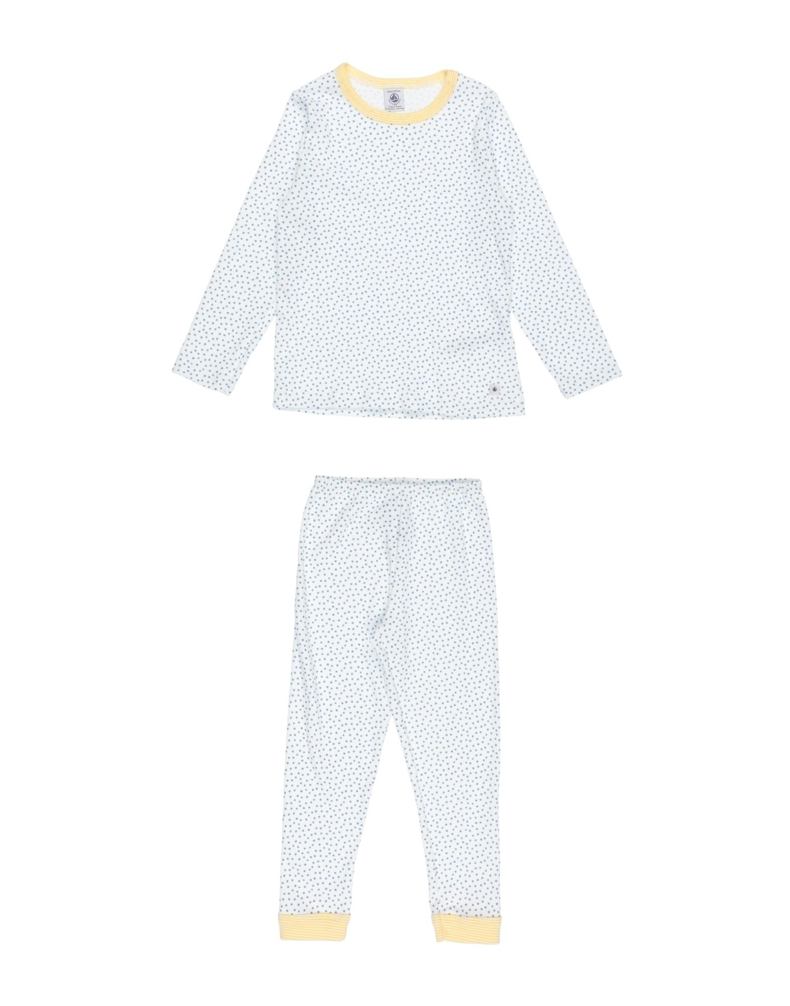 PETIT BATEAU Pyjama Kinder Weiß von PETIT BATEAU