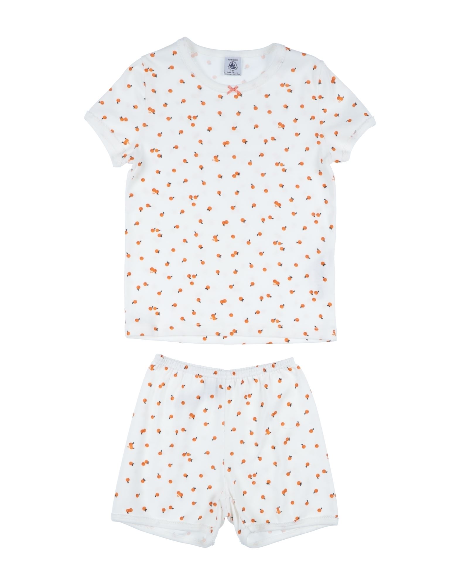 PETIT BATEAU Pyjama Kinder Weiß von PETIT BATEAU