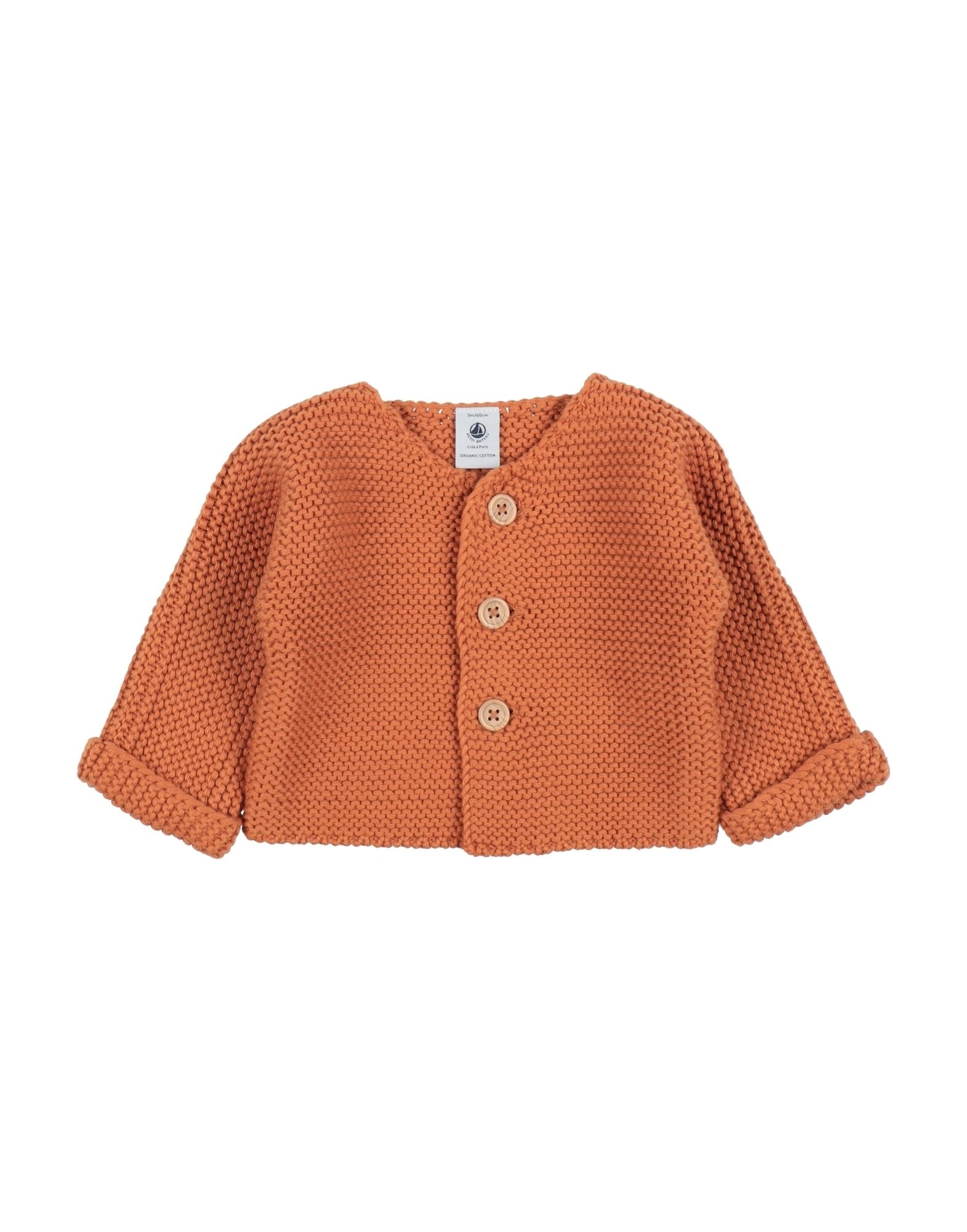 PETIT BATEAU Strickjacke Kinder Braun von PETIT BATEAU