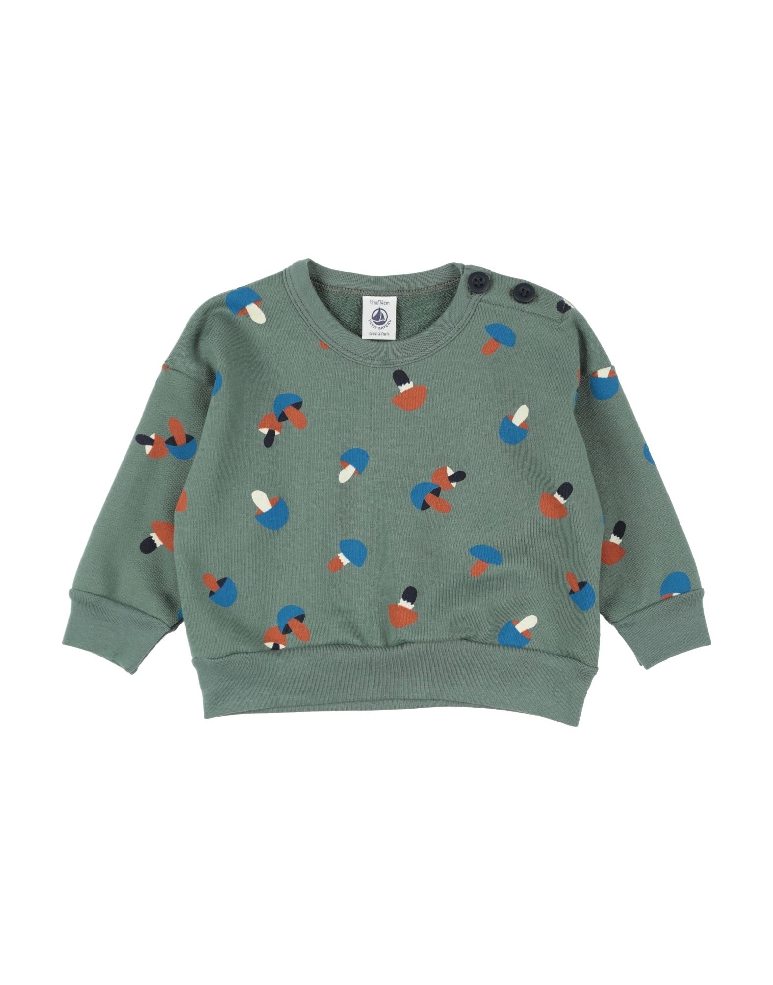 PETIT BATEAU Sweatshirt Kinder Militärgrün von PETIT BATEAU