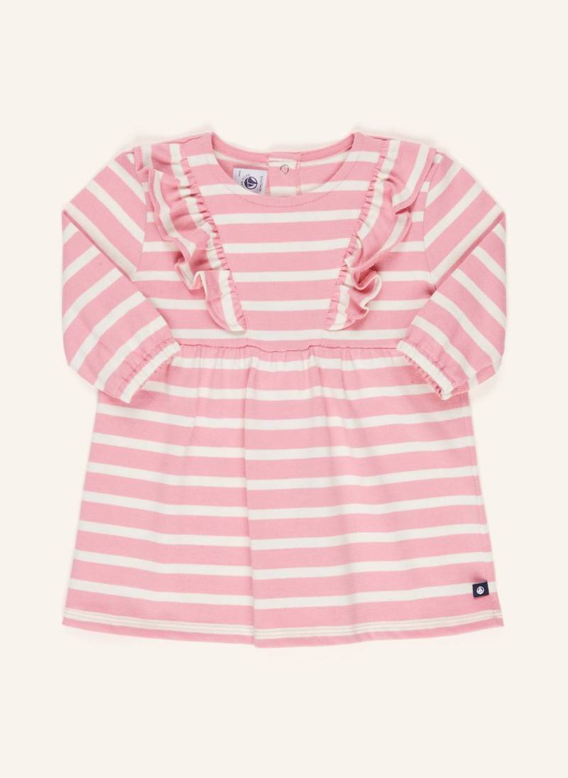 Petit Bateau Kleid Mit Rüschen pink von PETIT BATEAU