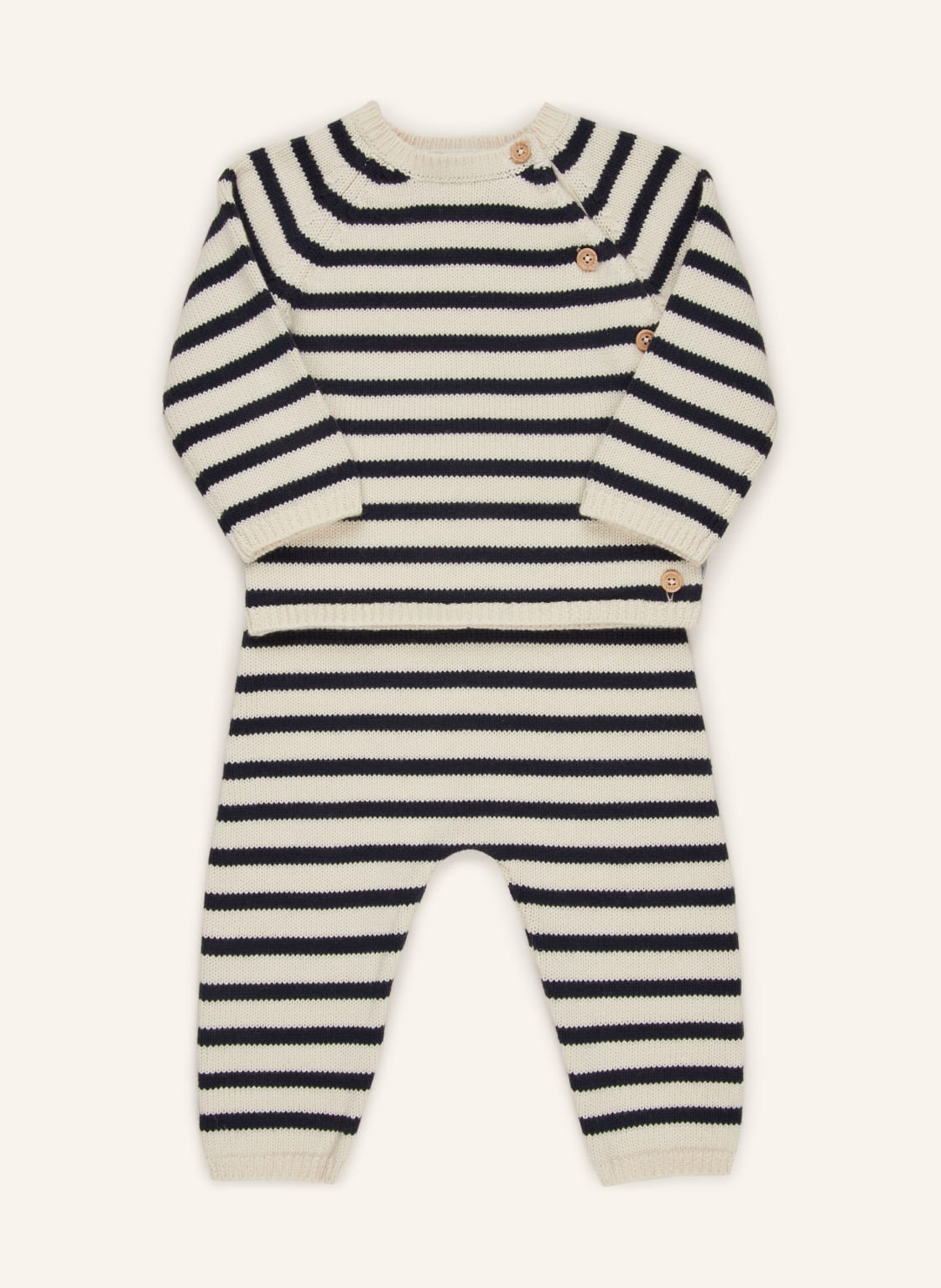 Petit Bateau Set Magym: Pullover Und Strickhose blau von PETIT BATEAU