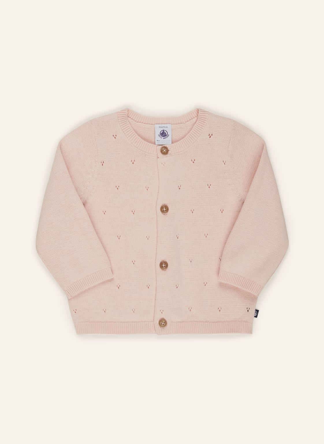 Petit Bateau Strickjacke rosa von PETIT BATEAU