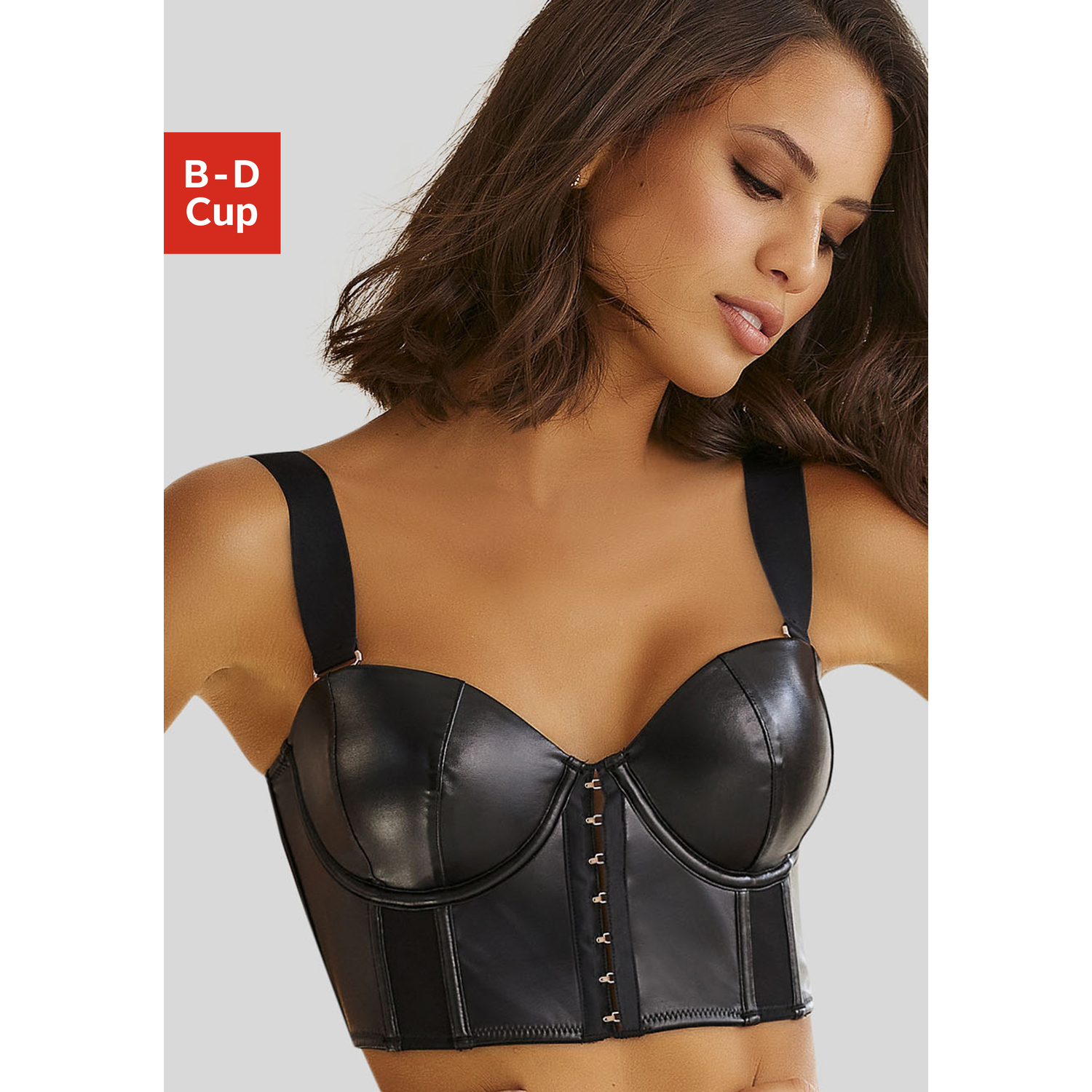 PETITE FLEUR GOLD Corsage Damen schwarz Gr.75 Cup C von PETITE FLEUR GOLD