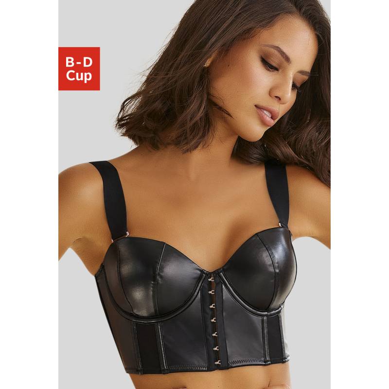 PETITE FLEUR GOLD Corsage Damen schwarz Gr.75 Cup D von PETITE FLEUR GOLD