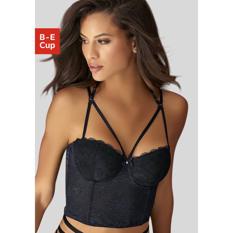 PETITE FLEUR GOLD Corsage Damen schwarz Gr.75 Cup D von PETITE FLEUR GOLD