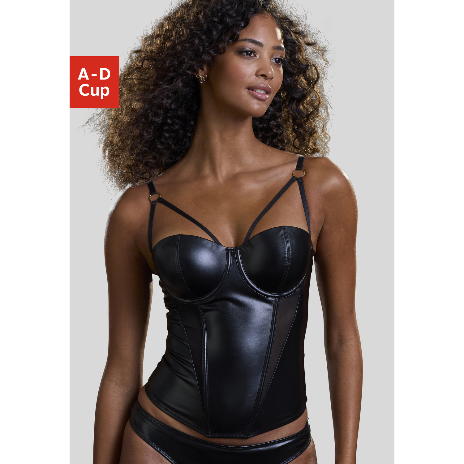 PETITE FLEUR GOLD Corsage Damen schwarz Gr.90 Cup D von PETITE FLEUR GOLD