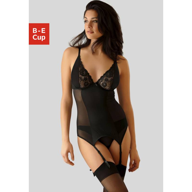 PETITE FLEUR GOLD Set: Corsage Damen schwarz Gr.100 Cup C von PETITE FLEUR GOLD
