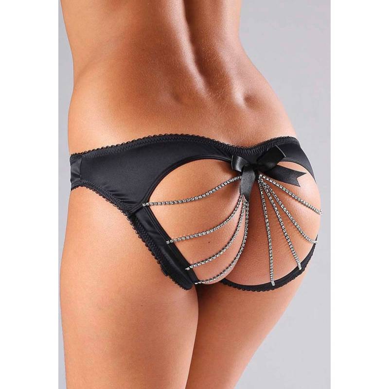 PETITE FLEUR GOLD Slip-Ouvert Damen schwarz Gr.44/46 von PETITE FLEUR GOLD