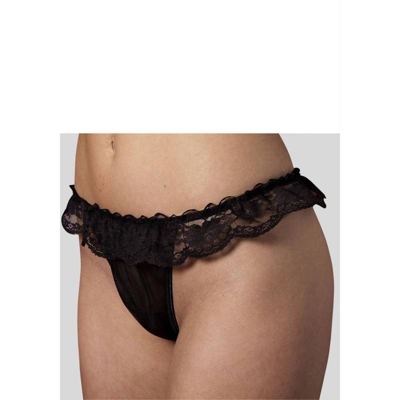 PETITE FLEUR GOLD String Damen schwarz Gr.44/46 von PETITE FLEUR GOLD