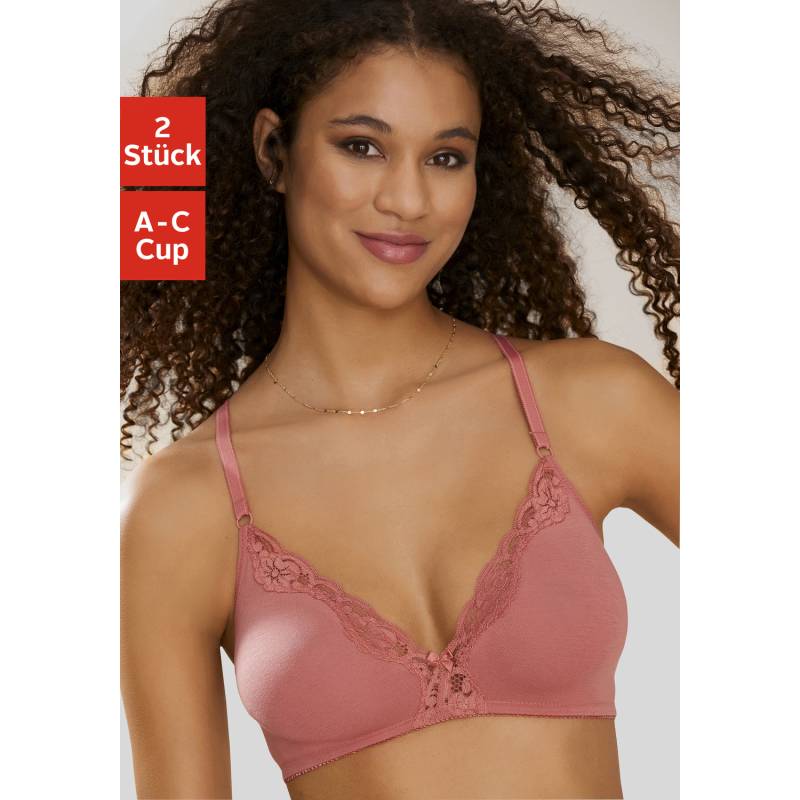 PETITE FLEUR Bralette-BH Damen puder+terra Gr.70C von PETITE FLEUR