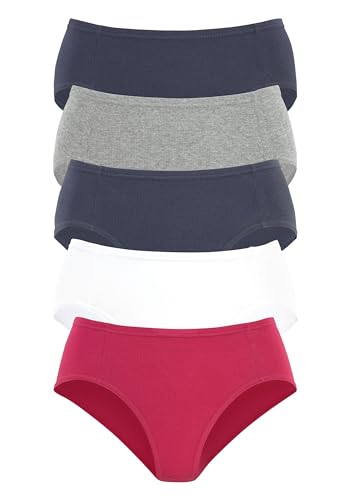 PETITE FLEUR Damen Jazz-Pants Slips im 5er-Pack, elastisch, bequem von PETITE FLEUR