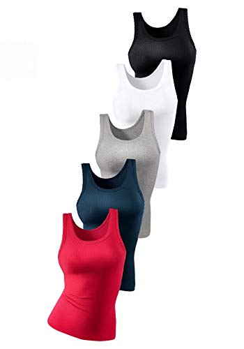 PETITE FLEUR Damen Unterhemd aus Feinripp im Multipack, bequem von PETITE FLEUR