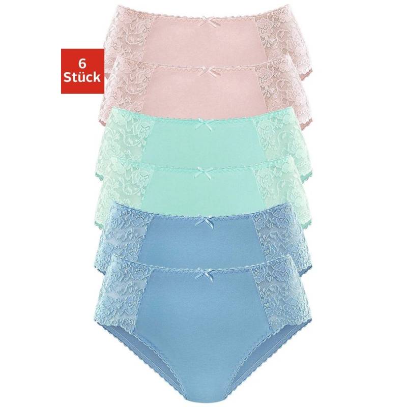 PETITE FLEUR Hüftslip Damen blau, rosa, mint Gr.32/34 von PETITE FLEUR