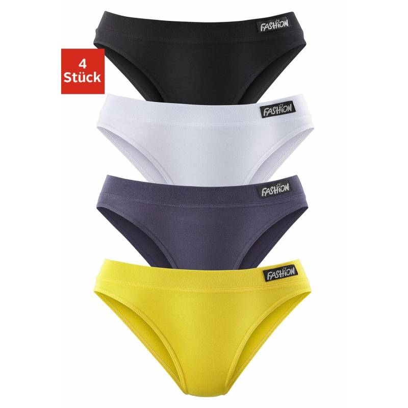 PETITE FLEUR Jazz-Pants Slips Damen gelb, blau, weiß, schwarz Gr.44 von PETITE FLEUR