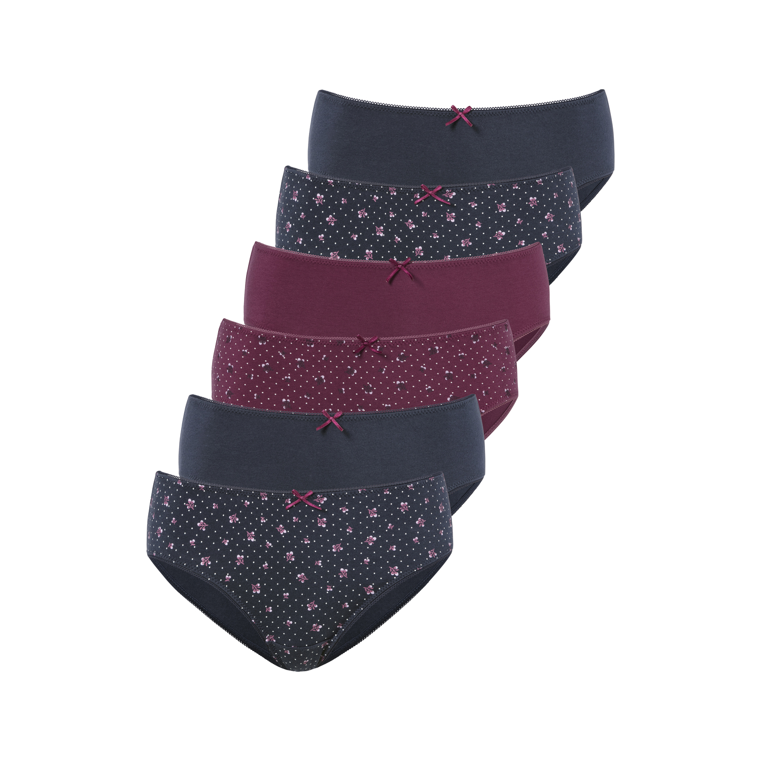 PETITE FLEUR Jazz-Pants Slips Damen navy, berry Gr.36/38 PETITE FLEUR Jazz-Pants Slips Damen navy, berry Gr.36/38 von PETITE FLEUR