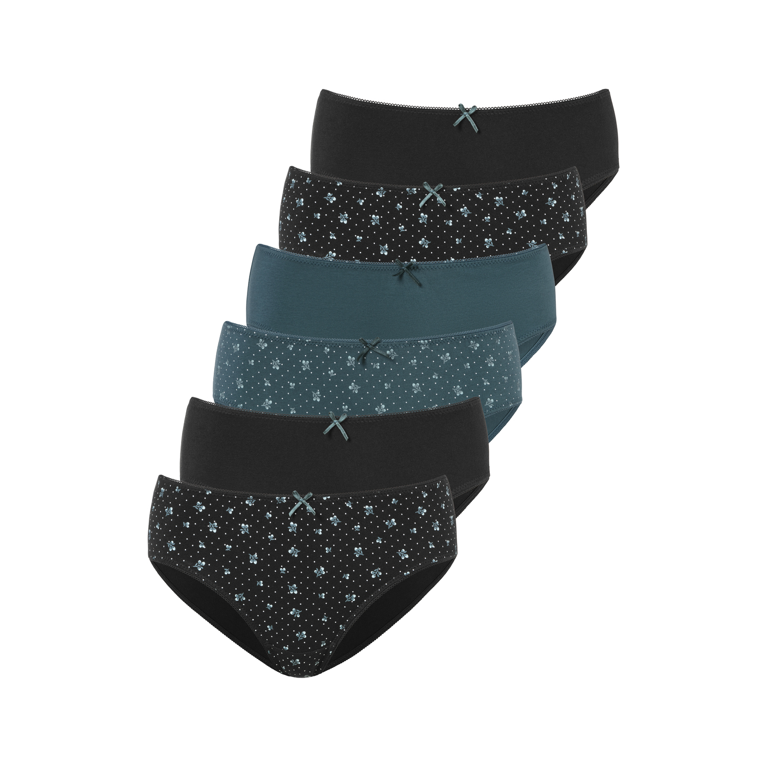 PETITE FLEUR Jazz-Pants Slips Damen schwarz, petrol Gr.36/38 PETITE FLEUR Jazz-Pants Slips Damen schwarz, petrol Gr.36/38 von PETITE FLEUR