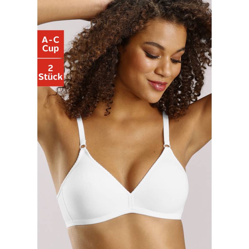 PETITE FLEUR Soft-BH Damen 2xweiß Gr.85C von PETITE FLEUR