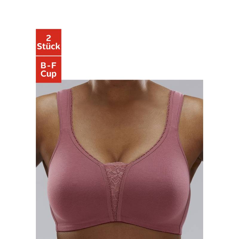 PETITE FLEUR Soft-BH Damen rosenholz+puder Gr.90D von PETITE FLEUR