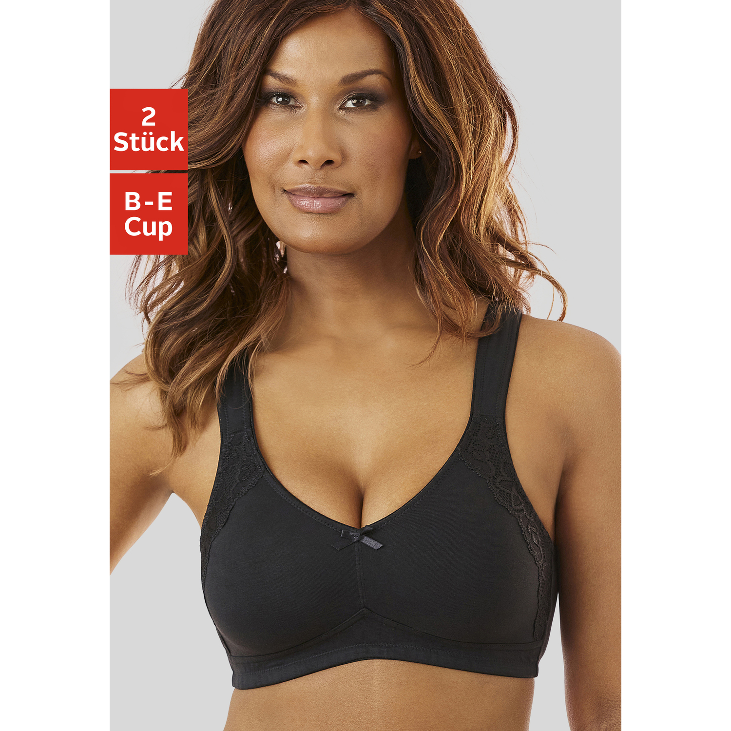 PETITE FLEUR Soft-BH Damen schwarz+weiß Gr.75C PETITE FLEUR Soft-BH Damen schwarz+weiß Gr.75C von PETITE FLEUR