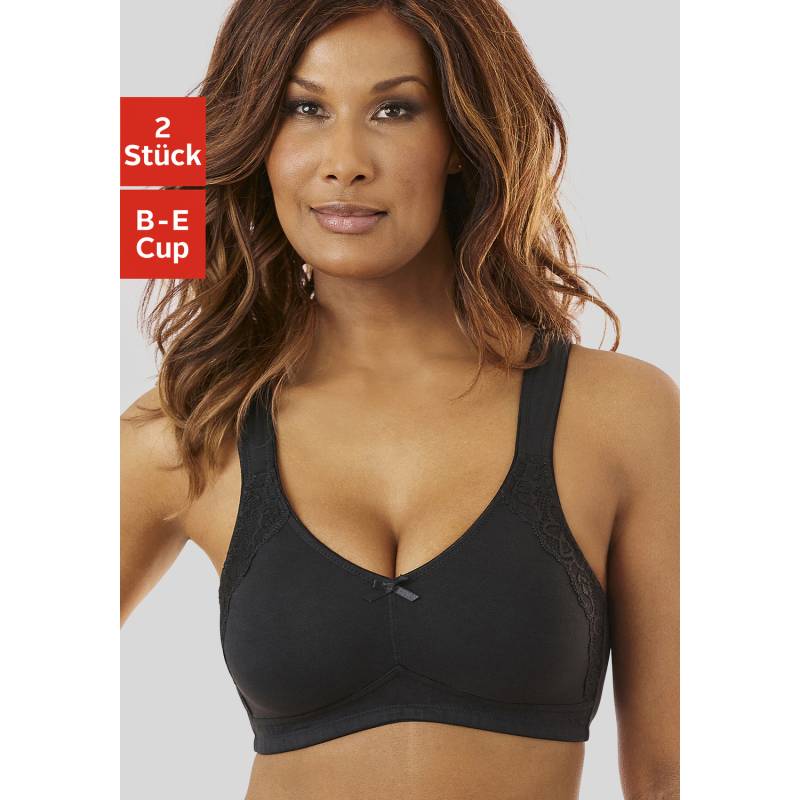 PETITE FLEUR Soft-BH Damen schwarz+weiß Gr.75C PETITE FLEUR Soft-BH Damen schwarz+weiß Gr.75C von PETITE FLEUR