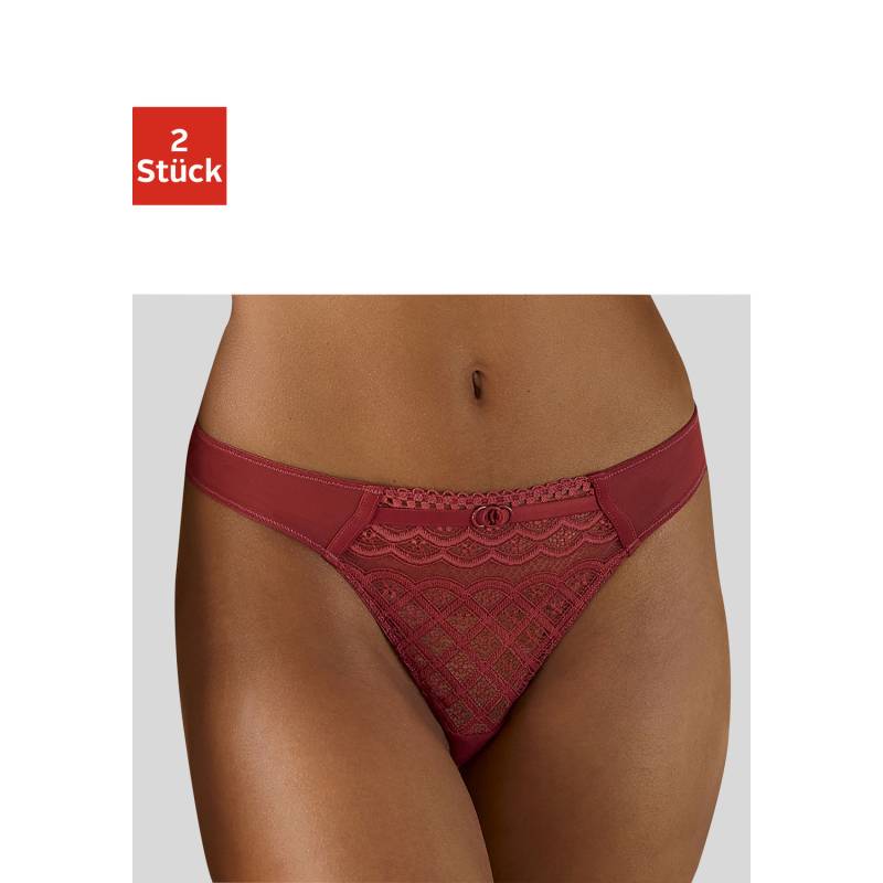 PETITE FLEUR String Damen haselnuss+puder Gr.44/46 von PETITE FLEUR